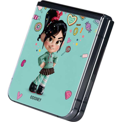 Disney Wreck-it Ralph Vanellope Sugar Icons Galaxy Z Flip5 5G Skin